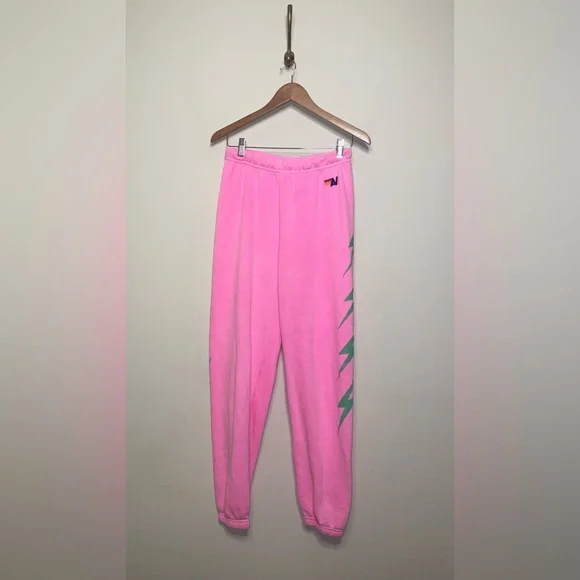 Aviator Nation Bolt 4 Joggers Hot Pink